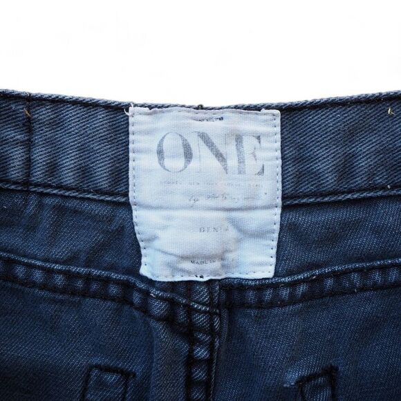 One Teaspoon Distressed Straight Leg Medium Wash Jeans Women's 26 - Picture 3 of 13